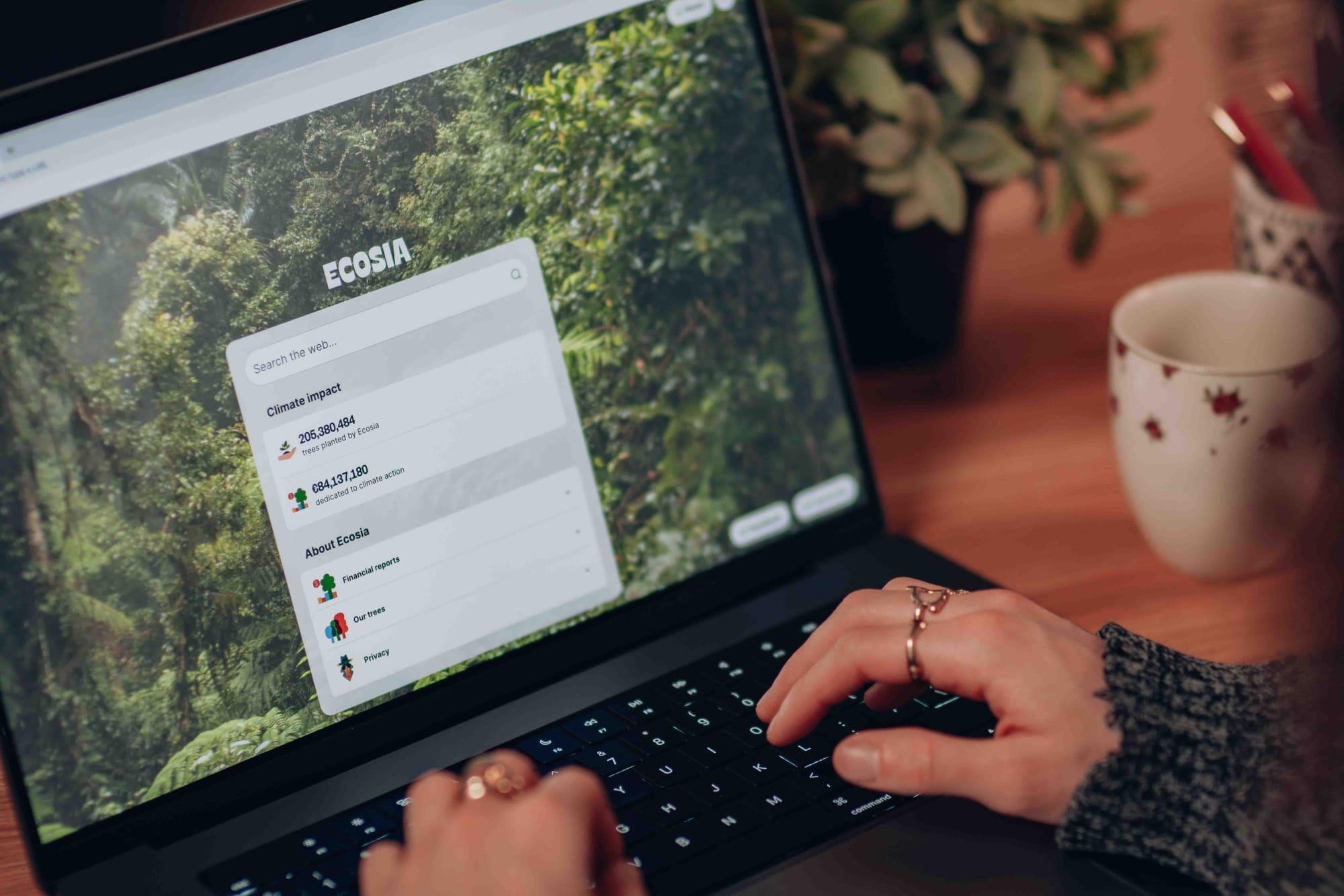 Conçu pour vu, élaboré pour la planète : le nouveau navigateur Ecosia